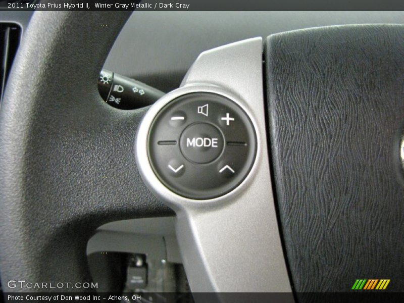 Winter Gray Metallic / Dark Gray 2011 Toyota Prius Hybrid II