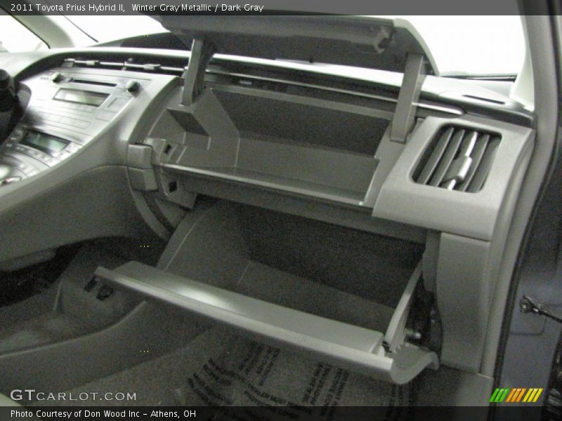Winter Gray Metallic / Dark Gray 2011 Toyota Prius Hybrid II