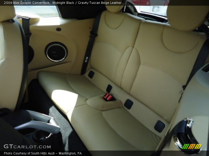 Midnight Black / Gravity Tuscan Beige Leather 2009 Mini Cooper Convertible
