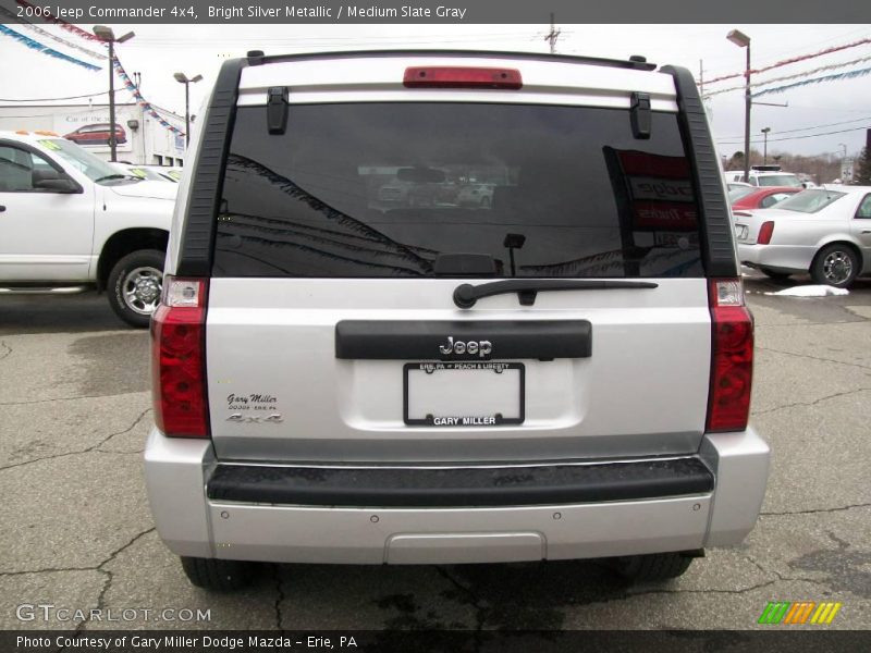 Bright Silver Metallic / Medium Slate Gray 2006 Jeep Commander 4x4