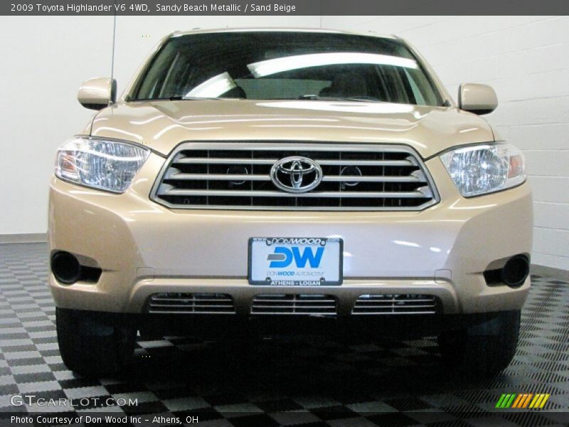 Sandy Beach Metallic / Sand Beige 2009 Toyota Highlander V6 4WD
