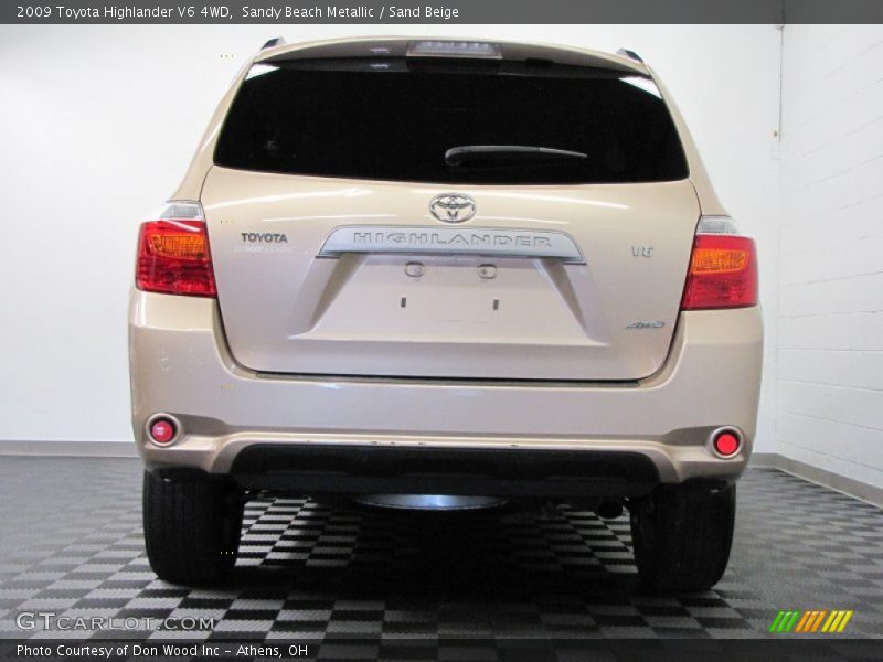 Sandy Beach Metallic / Sand Beige 2009 Toyota Highlander V6 4WD