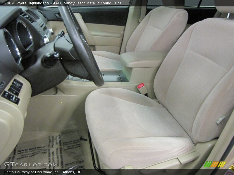 Sandy Beach Metallic / Sand Beige 2009 Toyota Highlander V6 4WD