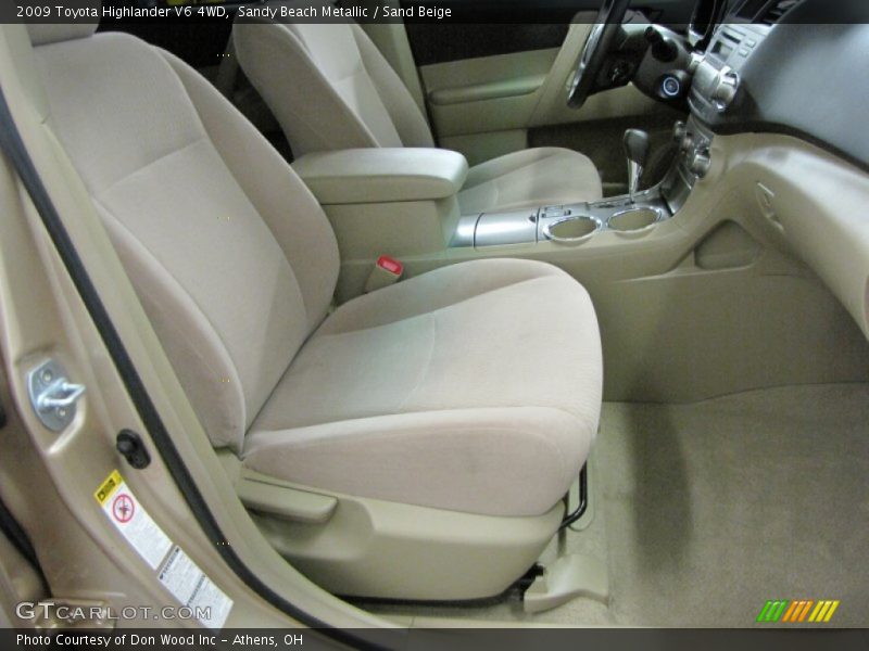 Sandy Beach Metallic / Sand Beige 2009 Toyota Highlander V6 4WD
