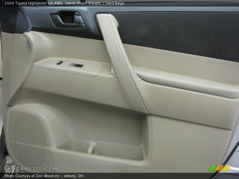 Sandy Beach Metallic / Sand Beige 2009 Toyota Highlander V6 4WD