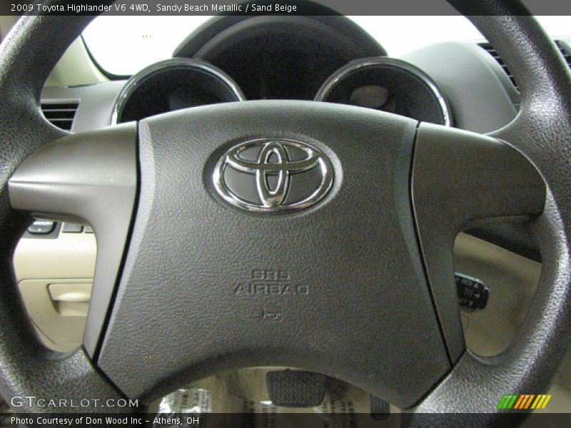 Sandy Beach Metallic / Sand Beige 2009 Toyota Highlander V6 4WD