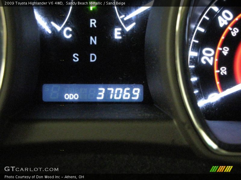 Sandy Beach Metallic / Sand Beige 2009 Toyota Highlander V6 4WD