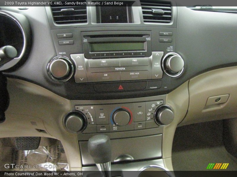Sandy Beach Metallic / Sand Beige 2009 Toyota Highlander V6 4WD