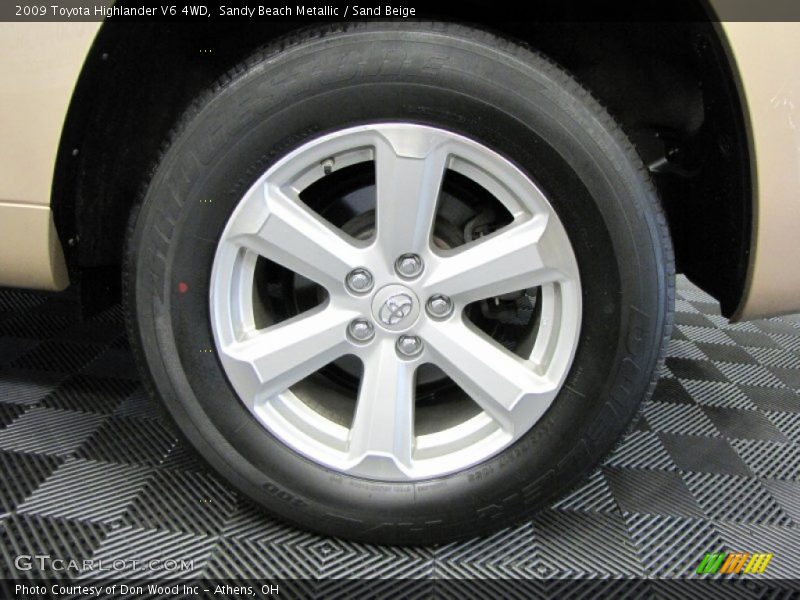 Sandy Beach Metallic / Sand Beige 2009 Toyota Highlander V6 4WD