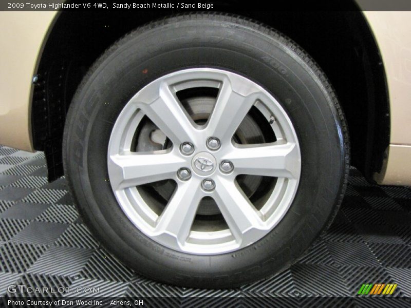 Sandy Beach Metallic / Sand Beige 2009 Toyota Highlander V6 4WD