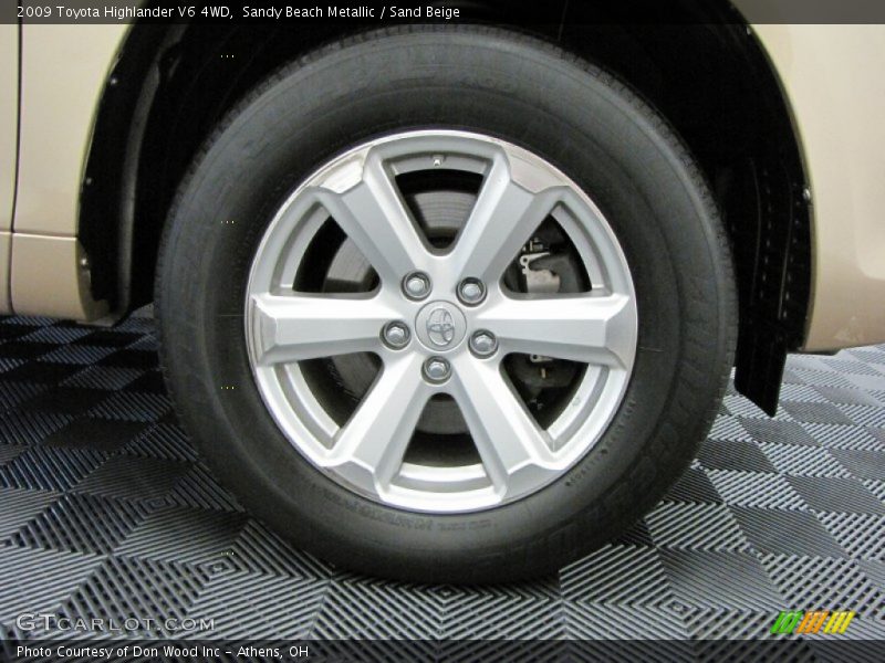 Sandy Beach Metallic / Sand Beige 2009 Toyota Highlander V6 4WD