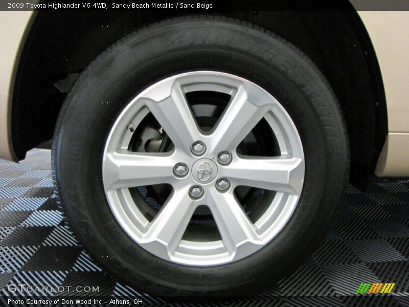 Sandy Beach Metallic / Sand Beige 2009 Toyota Highlander V6 4WD