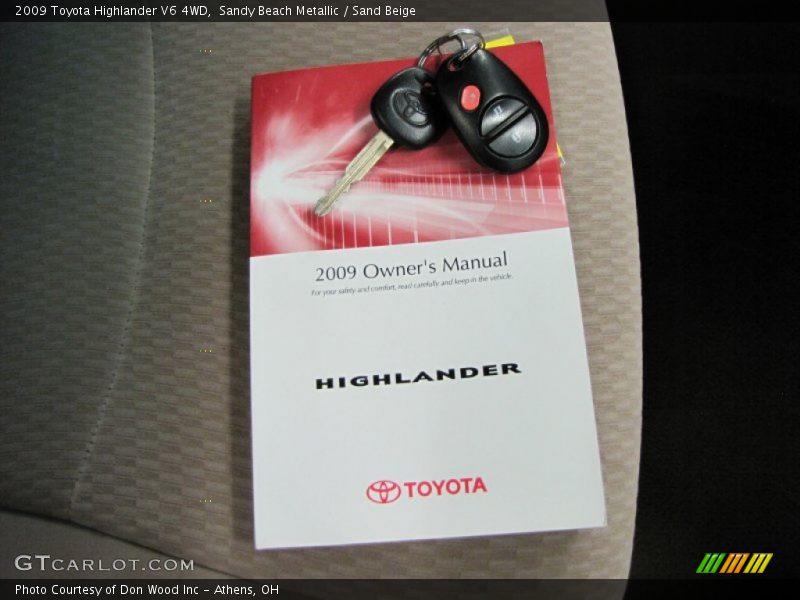 Sandy Beach Metallic / Sand Beige 2009 Toyota Highlander V6 4WD