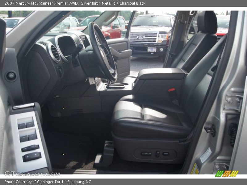 Silver Birch Metallic / Charcoal Black 2007 Mercury Mountaineer Premier AWD