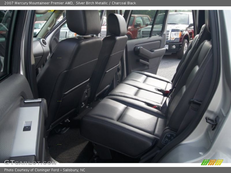 Silver Birch Metallic / Charcoal Black 2007 Mercury Mountaineer Premier AWD