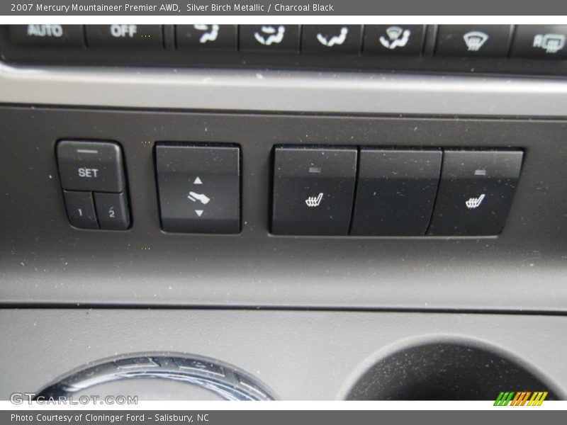 Silver Birch Metallic / Charcoal Black 2007 Mercury Mountaineer Premier AWD
