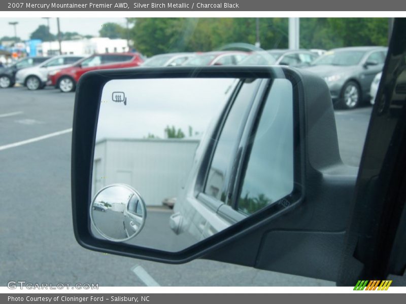 Silver Birch Metallic / Charcoal Black 2007 Mercury Mountaineer Premier AWD