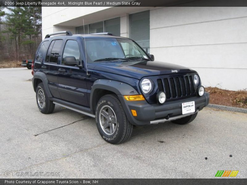 Midnight Blue Pearl / Medium Slate Gray 2006 Jeep Liberty Renegade 4x4