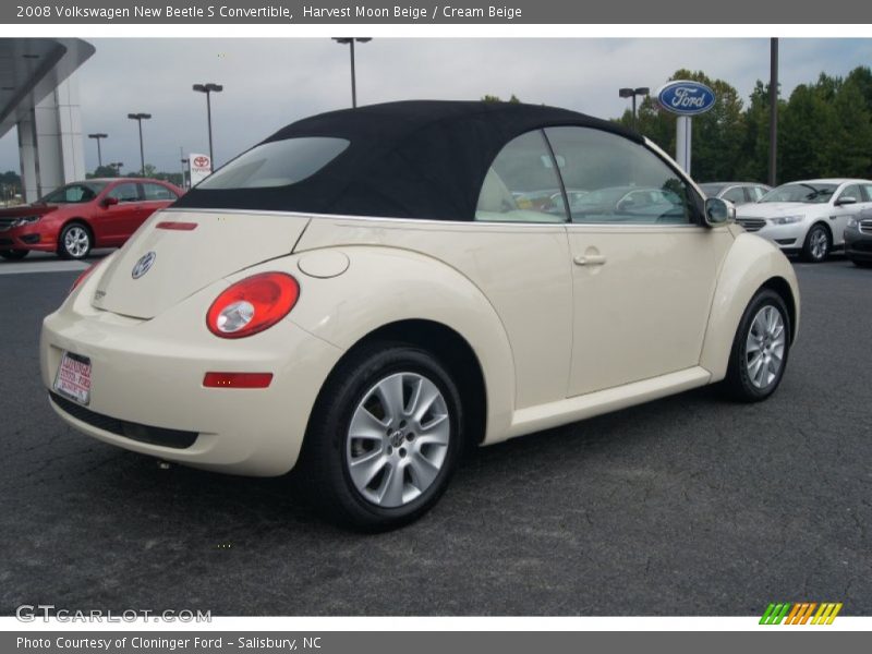 Harvest Moon Beige / Cream Beige 2008 Volkswagen New Beetle S Convertible