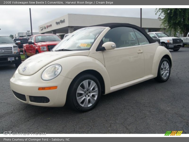 Harvest Moon Beige / Cream Beige 2008 Volkswagen New Beetle S Convertible