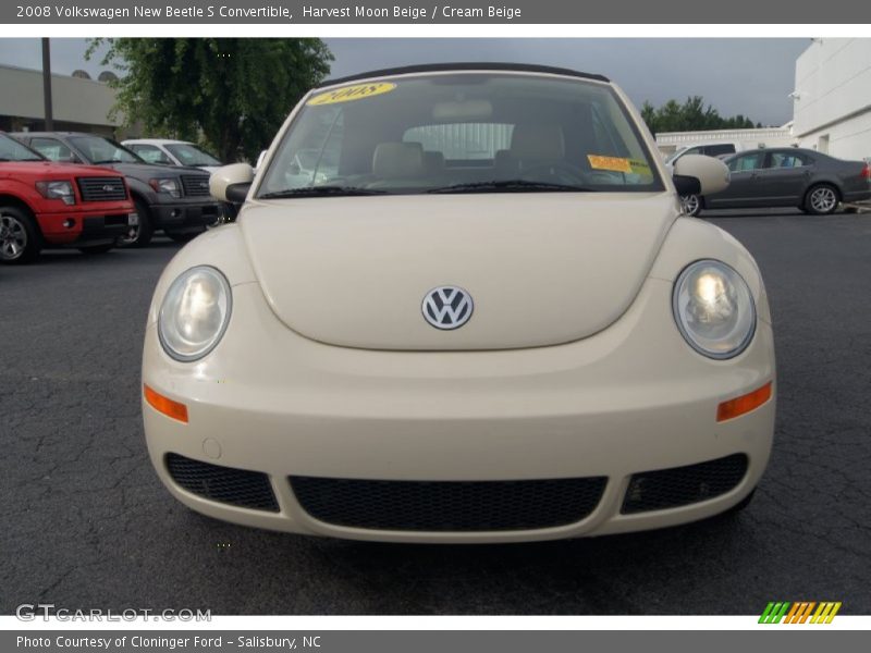 Harvest Moon Beige / Cream Beige 2008 Volkswagen New Beetle S Convertible