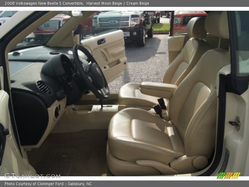Harvest Moon Beige / Cream Beige 2008 Volkswagen New Beetle S Convertible