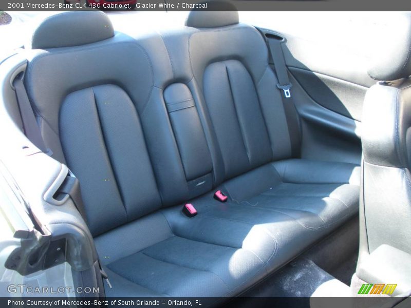 Glacier White / Charcoal 2001 Mercedes-Benz CLK 430 Cabriolet