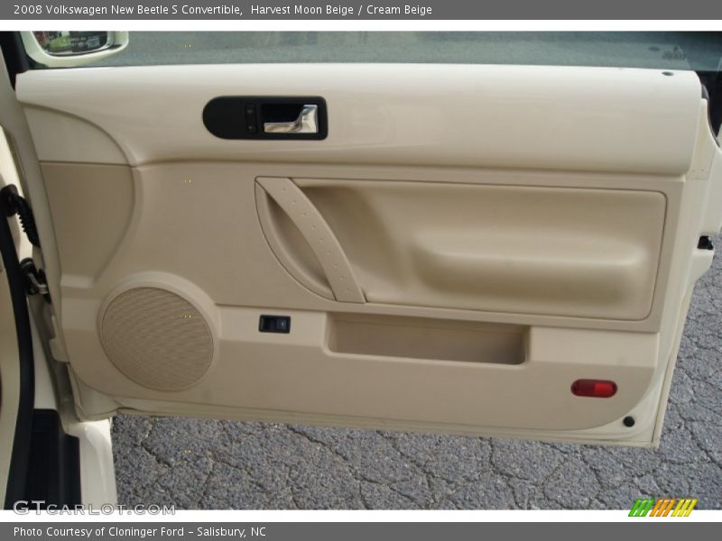 Harvest Moon Beige / Cream Beige 2008 Volkswagen New Beetle S Convertible