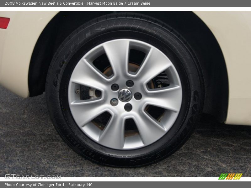 Harvest Moon Beige / Cream Beige 2008 Volkswagen New Beetle S Convertible