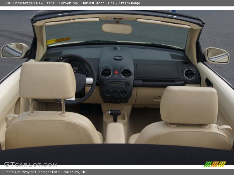 Harvest Moon Beige / Cream Beige 2008 Volkswagen New Beetle S Convertible