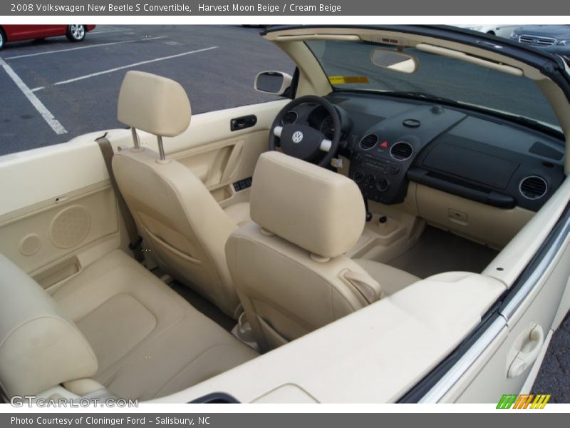 Harvest Moon Beige / Cream Beige 2008 Volkswagen New Beetle S Convertible