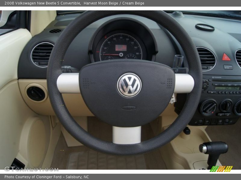 Harvest Moon Beige / Cream Beige 2008 Volkswagen New Beetle S Convertible