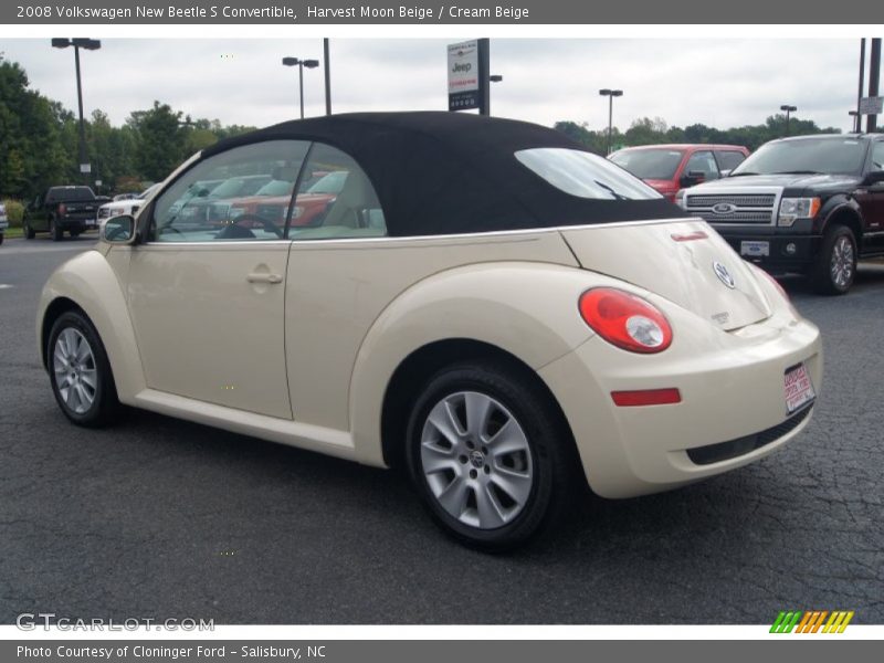 Harvest Moon Beige / Cream Beige 2008 Volkswagen New Beetle S Convertible