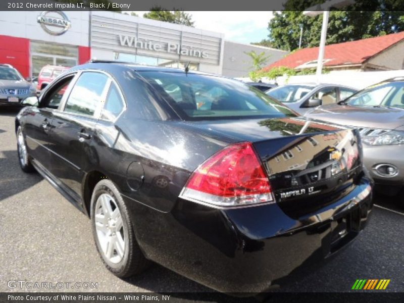 Black / Ebony 2012 Chevrolet Impala LT