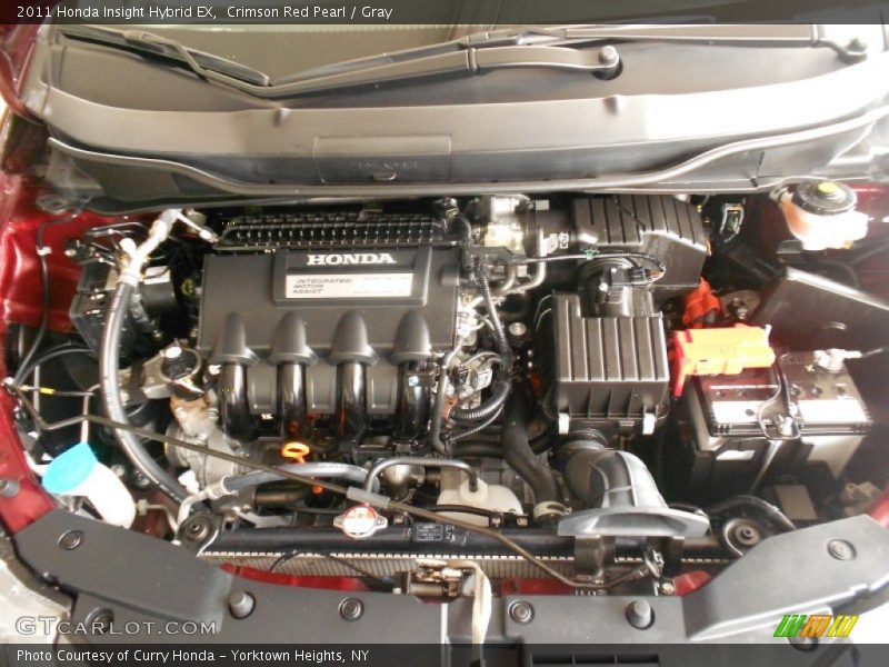 Crimson Red Pearl / Gray 2011 Honda Insight Hybrid EX