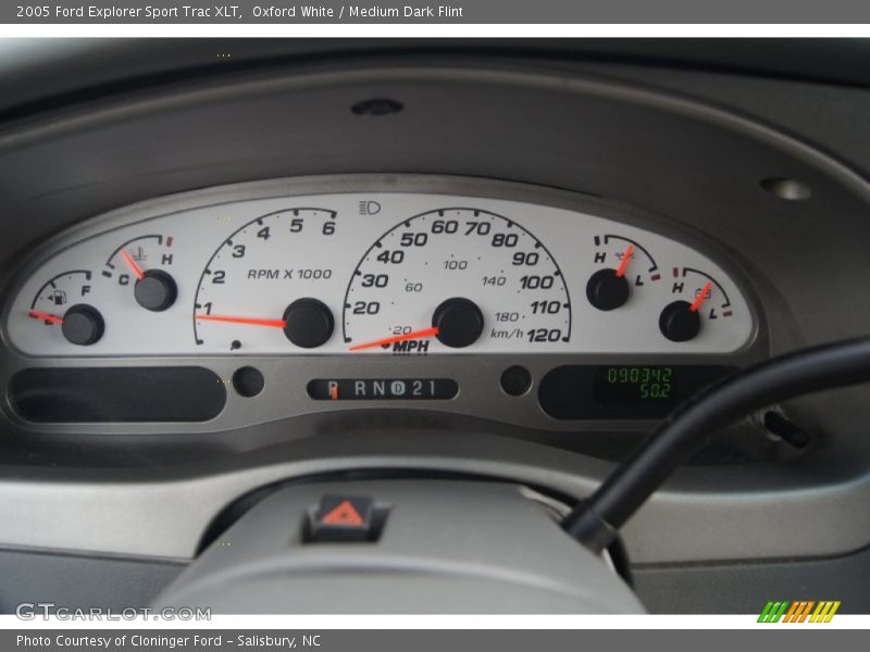  2005 Explorer Sport Trac XLT XLT Gauges