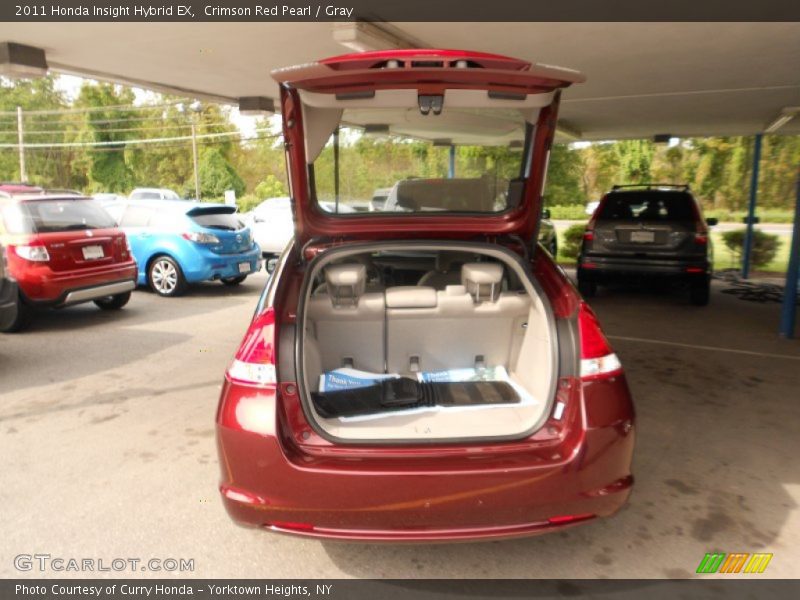 Crimson Red Pearl / Gray 2011 Honda Insight Hybrid EX
