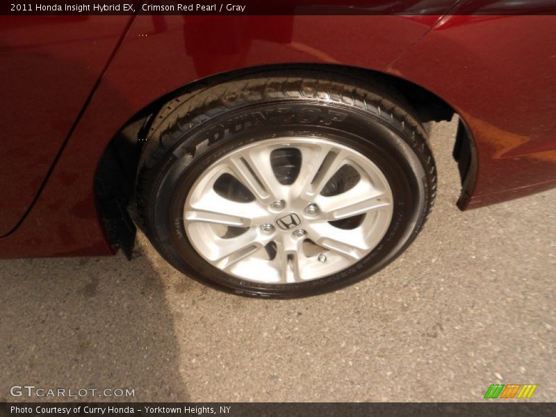 Crimson Red Pearl / Gray 2011 Honda Insight Hybrid EX