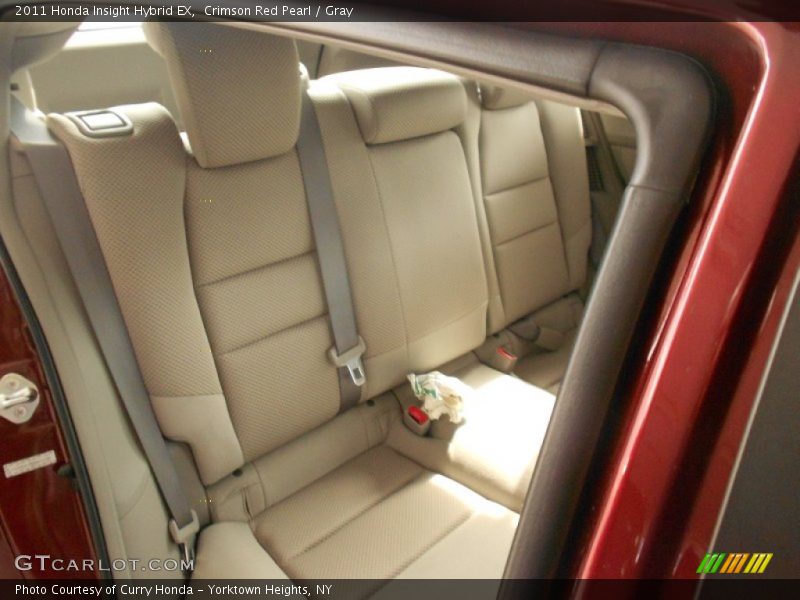 Crimson Red Pearl / Gray 2011 Honda Insight Hybrid EX