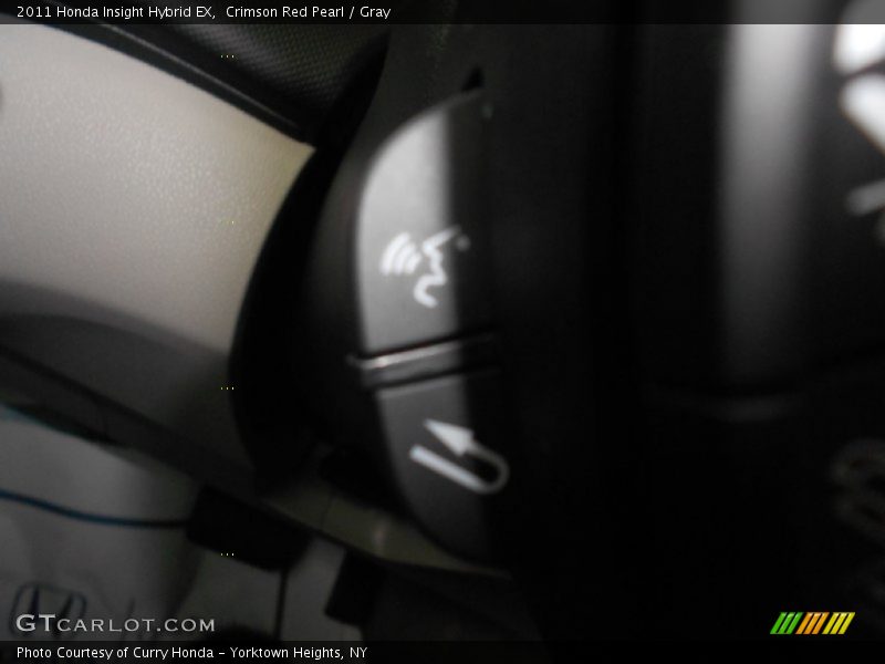 Crimson Red Pearl / Gray 2011 Honda Insight Hybrid EX