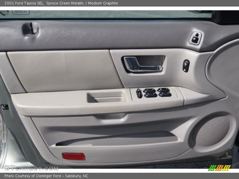 Spruce Green Metallic / Medium Graphite 2001 Ford Taurus SEL