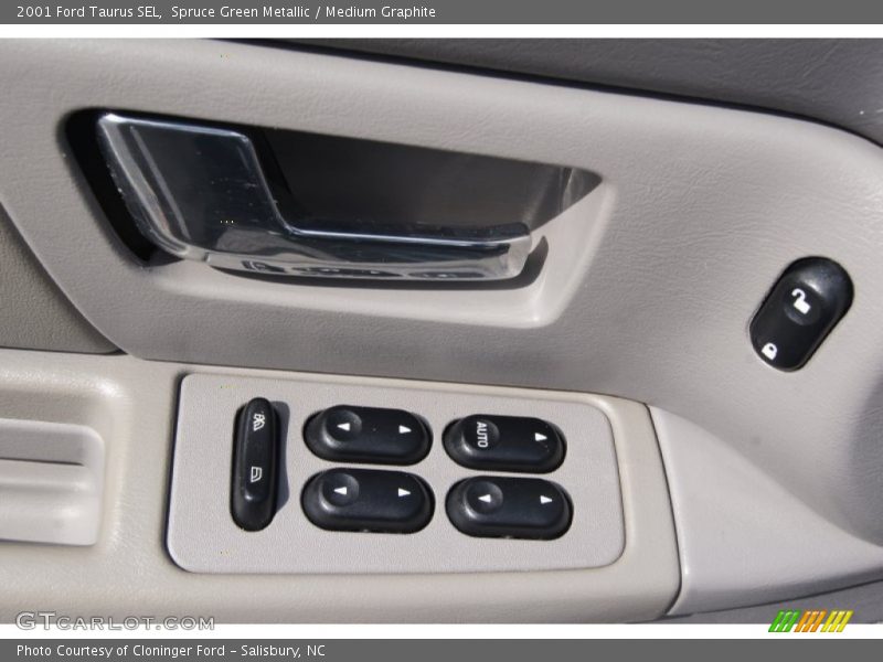 Spruce Green Metallic / Medium Graphite 2001 Ford Taurus SEL