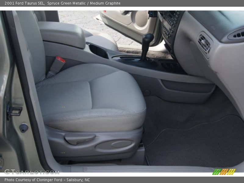 Spruce Green Metallic / Medium Graphite 2001 Ford Taurus SEL