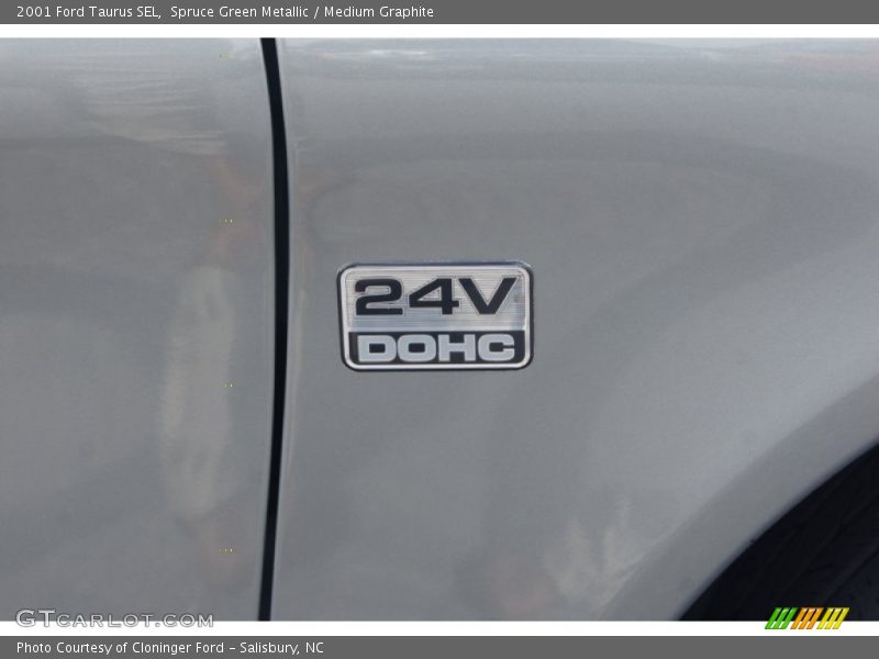 Spruce Green Metallic / Medium Graphite 2001 Ford Taurus SEL