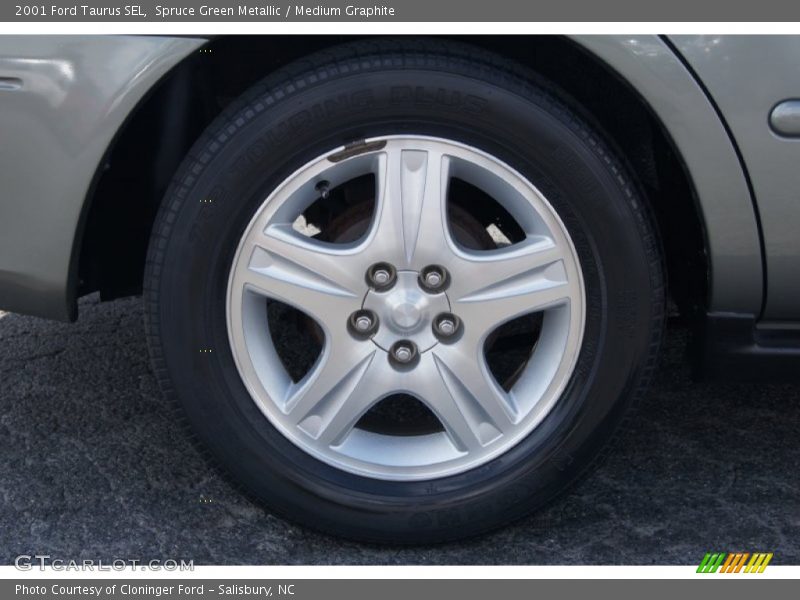 Spruce Green Metallic / Medium Graphite 2001 Ford Taurus SEL
