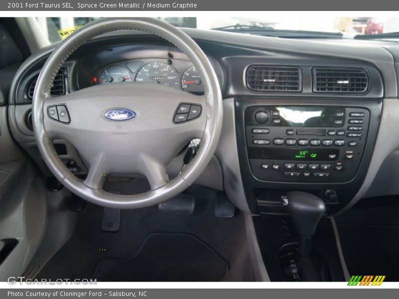 Spruce Green Metallic / Medium Graphite 2001 Ford Taurus SEL