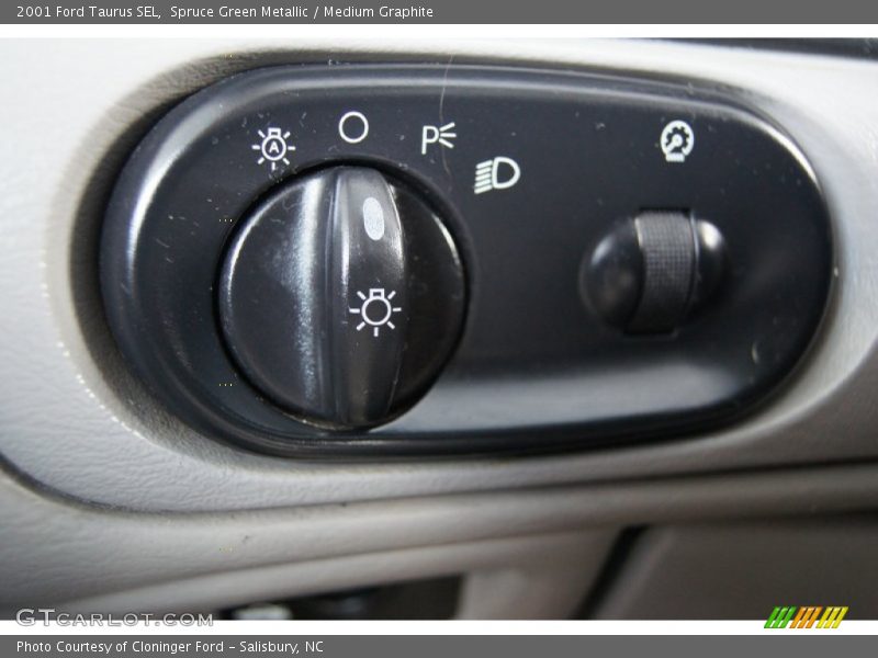 Spruce Green Metallic / Medium Graphite 2001 Ford Taurus SEL