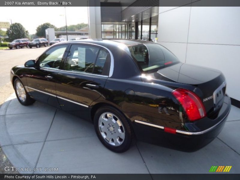 Ebony Black / Black 2007 Kia Amanti