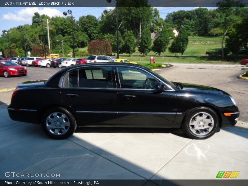 Ebony Black / Black 2007 Kia Amanti