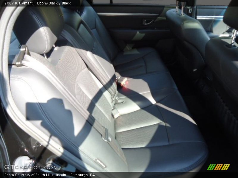 Ebony Black / Black 2007 Kia Amanti